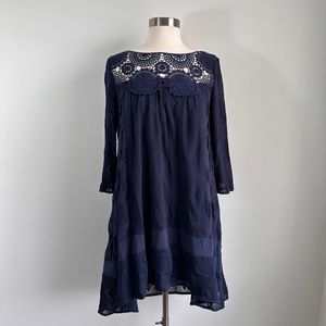 Anthropologie Holding Horses Navy Dress Size XS